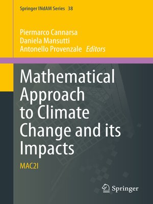 cover image of Mathematical Approach to Climate Change and its Impacts